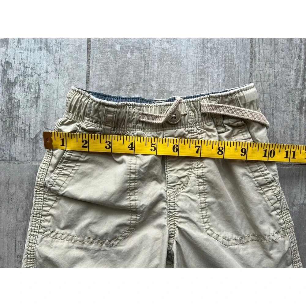 Baby GAP Boys Toddler Drawstring Elastic Shorts Pull-On Shorts Khaki Casual 2T